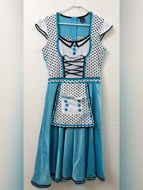 Music Legs Alice In Wonderland Costume Dress Size XL